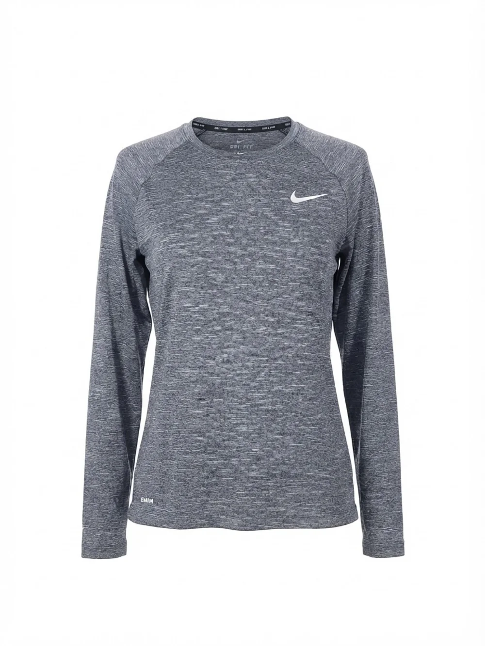 NWOT Nike Dri-FIT Heather Gray Long Sleeve Hydroguard Rash Guard  (0220)
